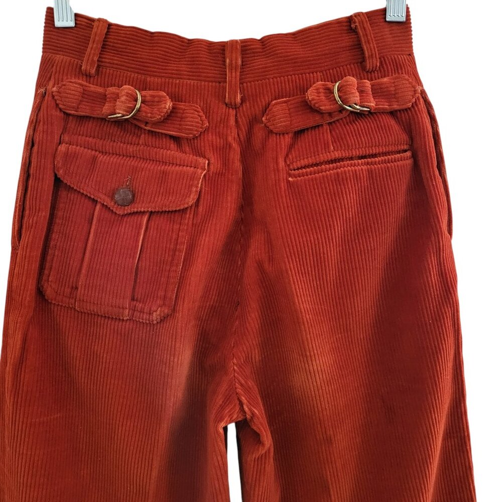 Ralph Lauren Women's Rust Corduroy Pants - Picture 5 of 9